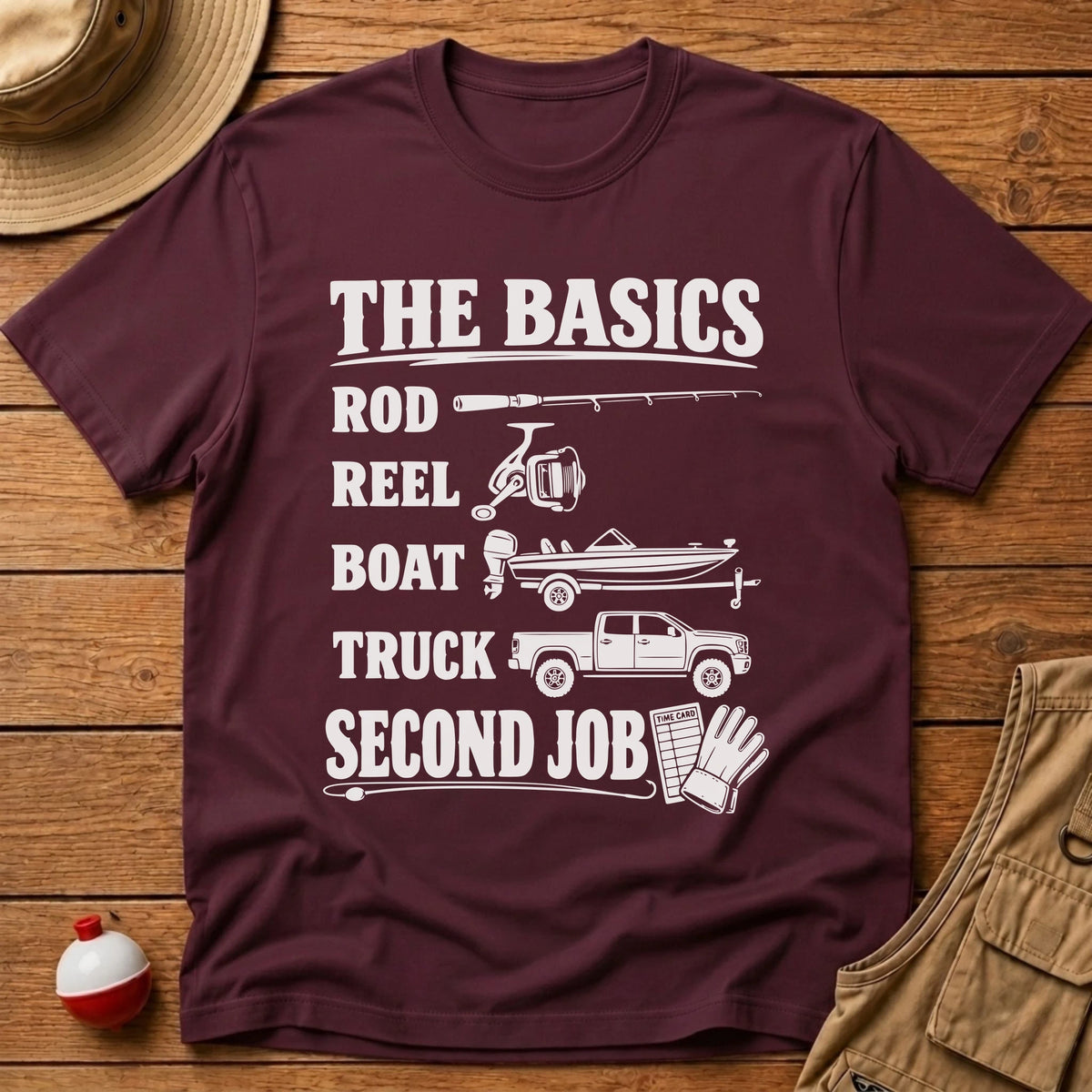 The Basics T-Shirt - Floating Bobber