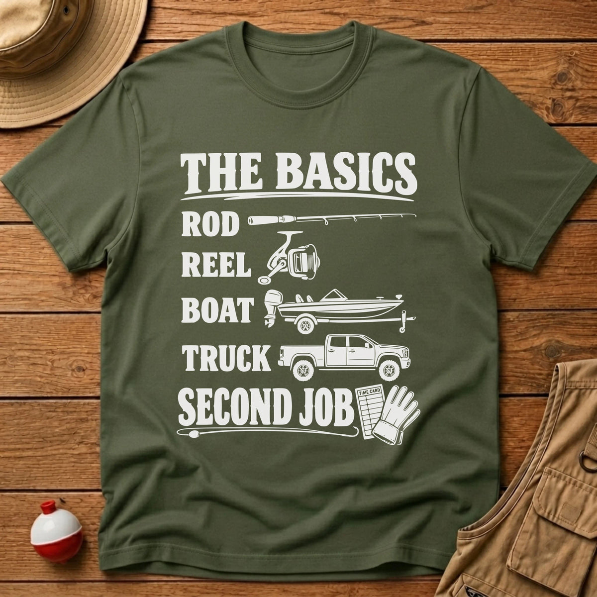 The Basics T-Shirt - Floating Bobber
