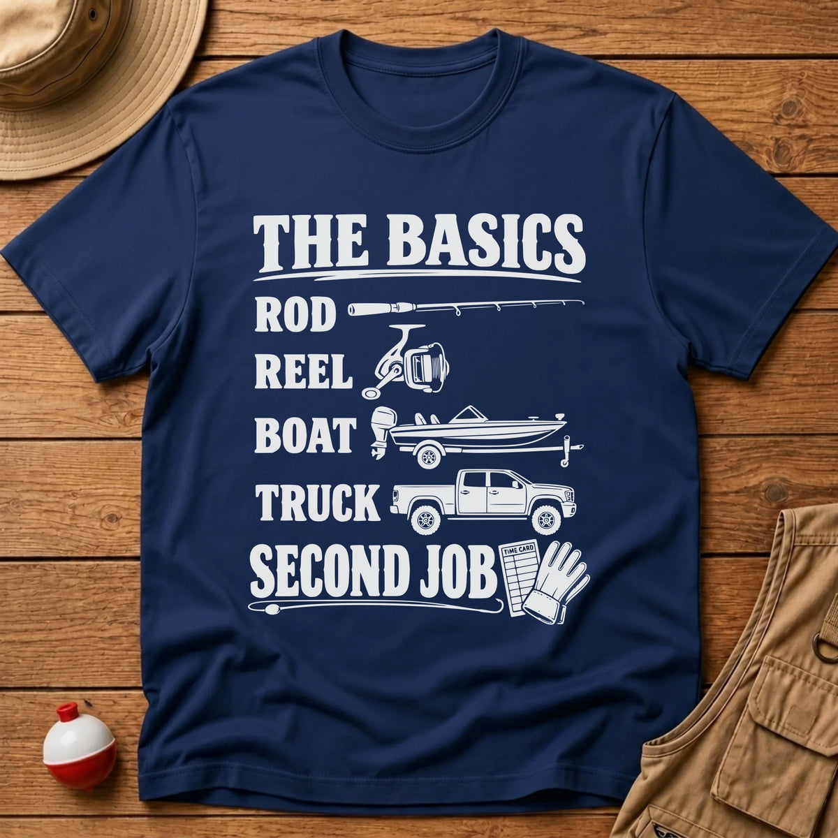 The Basics T-Shirt - Floating Bobber