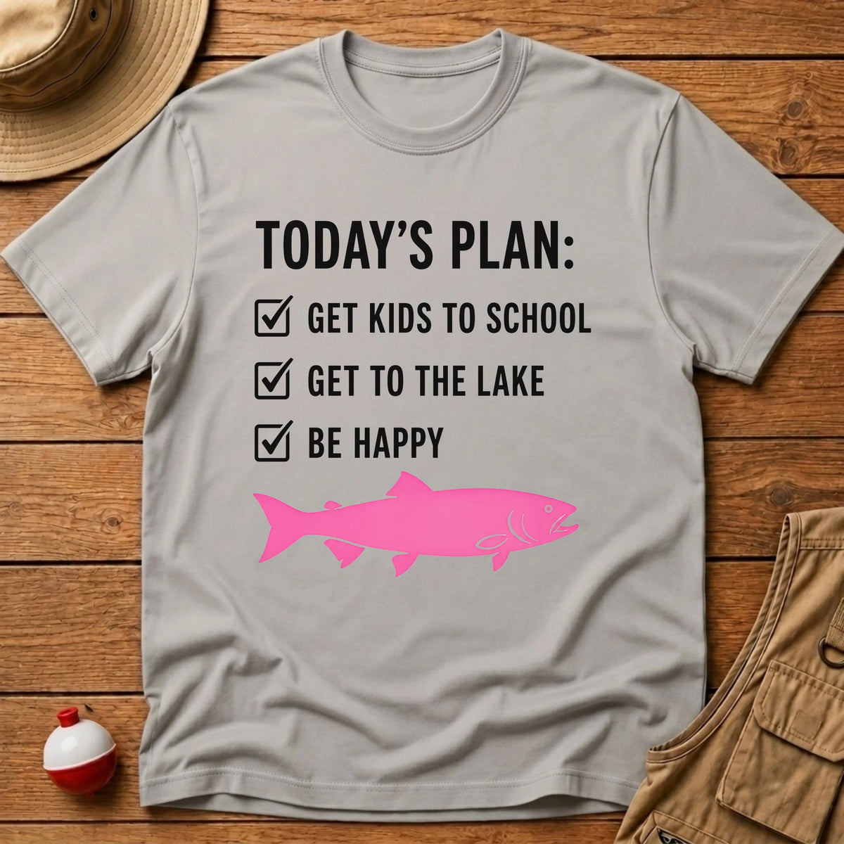 Today's Plan School T-Shirt - Floating Bobber
