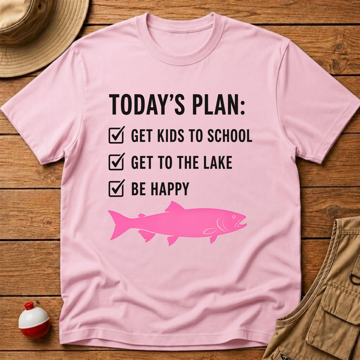 Today's Plan School T-Shirt - Floating Bobber