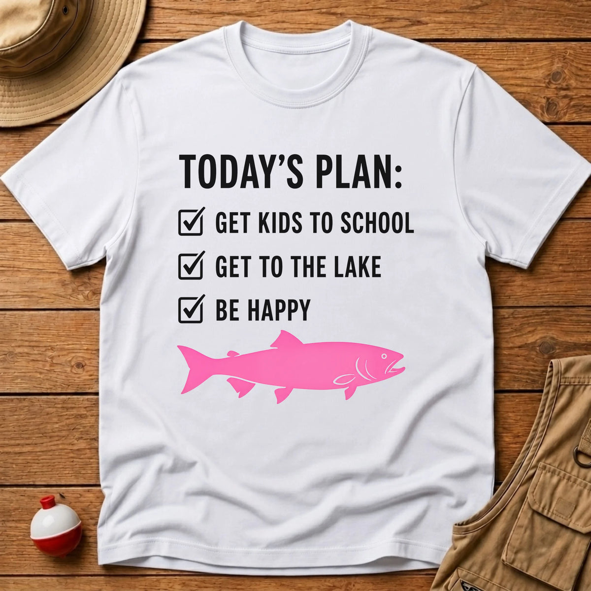 Today's Plan School T-Shirt - Floating Bobber