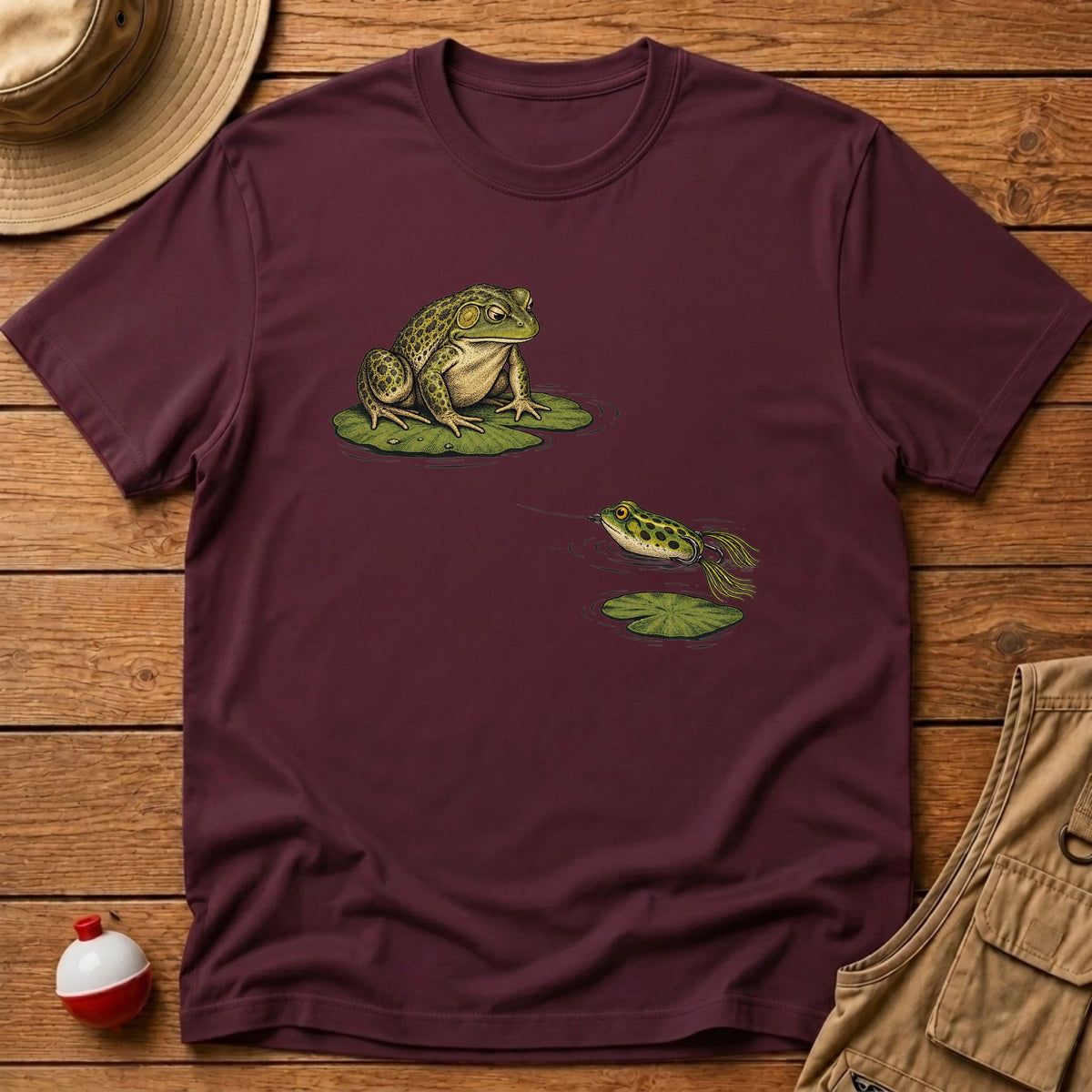 Topwater Frog T-Shirt - Floating Bobber