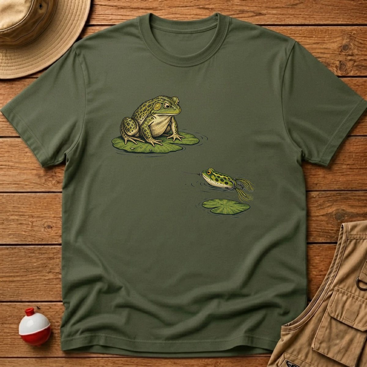 Topwater Frog T-Shirt - Floating Bobber