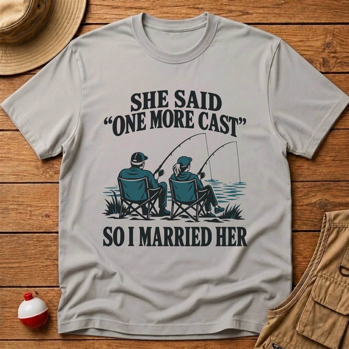 Married Her T-Shirt - Floating Bobber