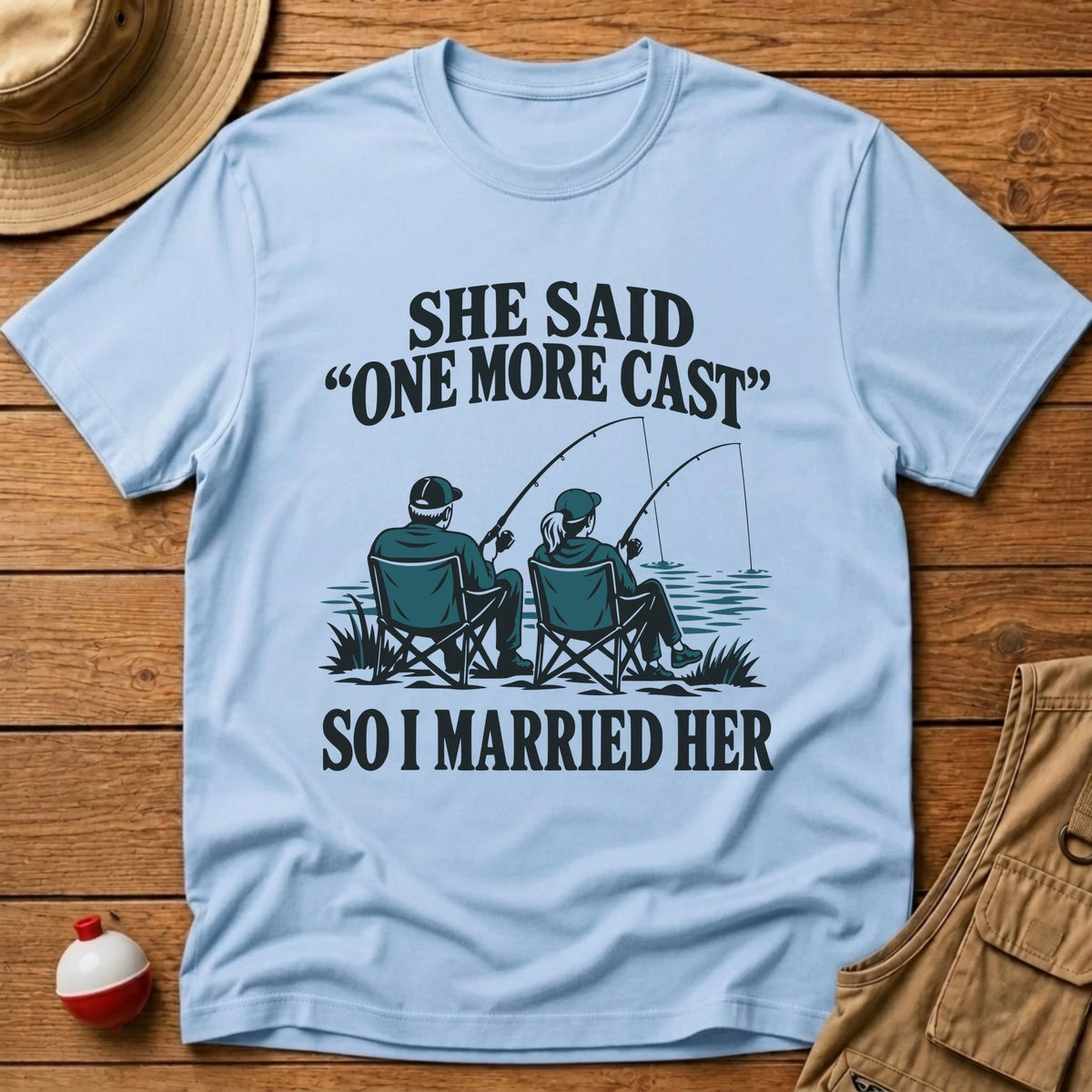 Married Her T-Shirt - Floating Bobber