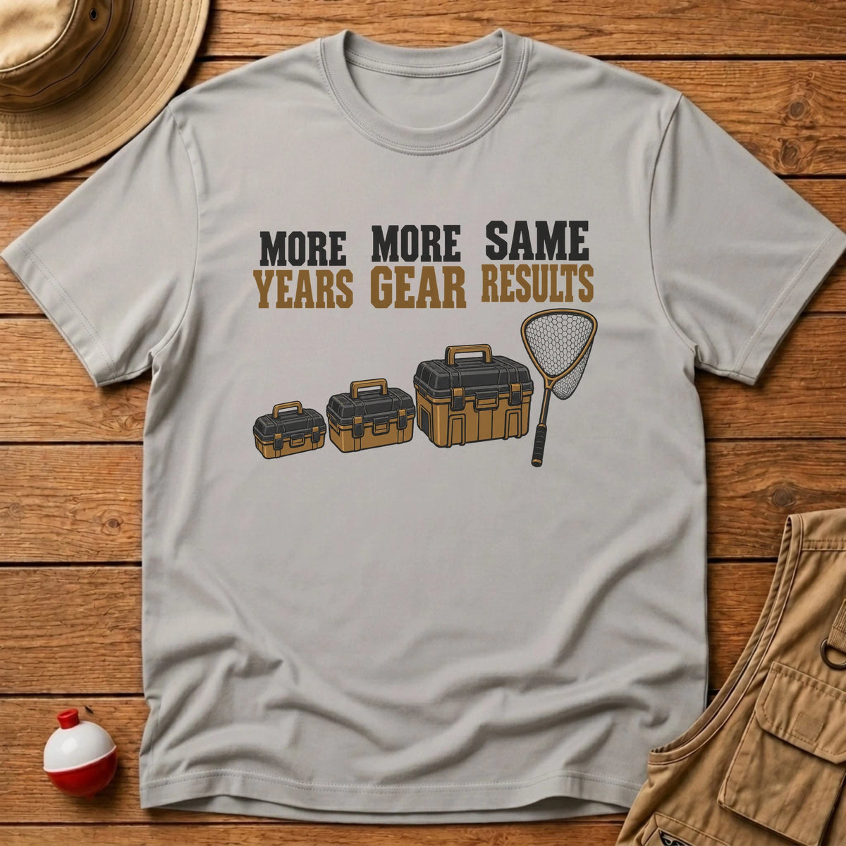 More Gear T-Shirt - Floating Bobber