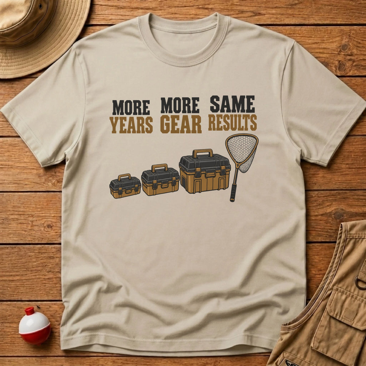 More Gear T-Shirt - Floating Bobber