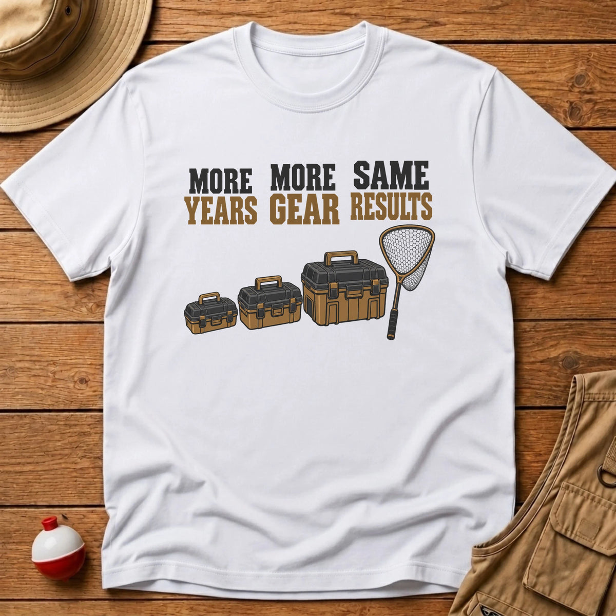 More Gear T-Shirt - Floating Bobber