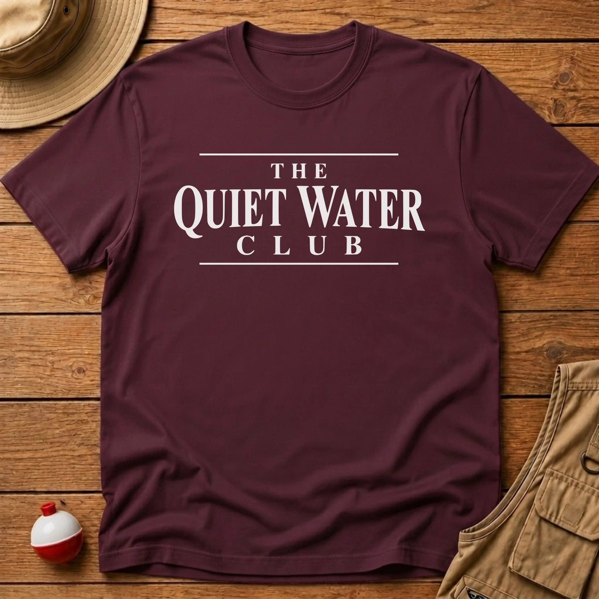 Quiet Water Club T-Shirt - Floating Bobber