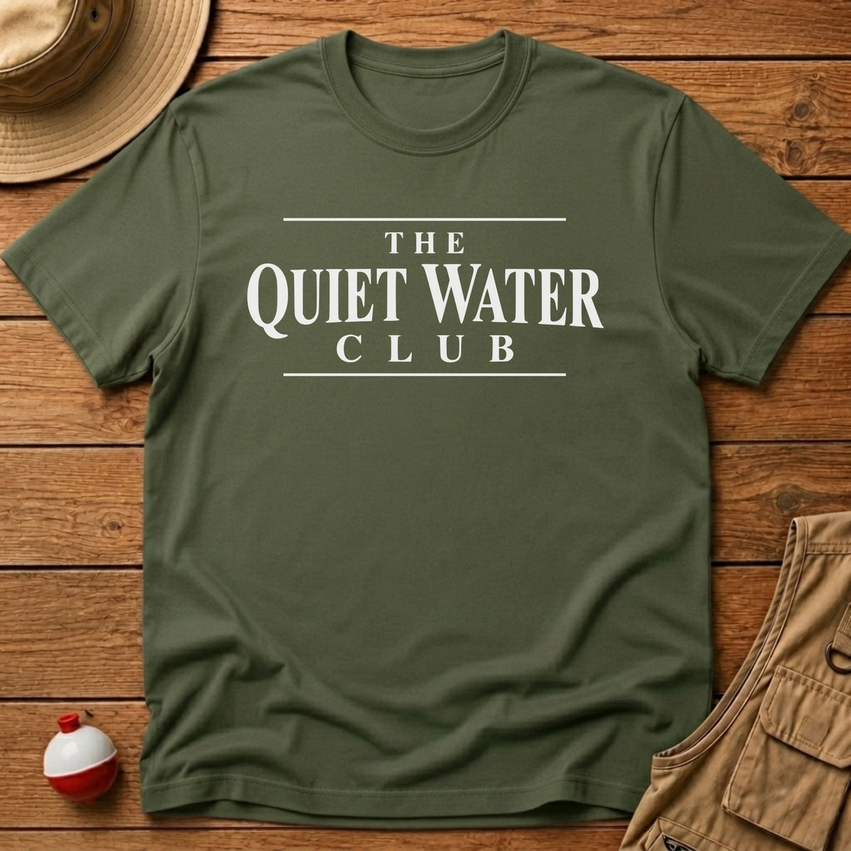 Quiet Water Club T-Shirt - Floating Bobber