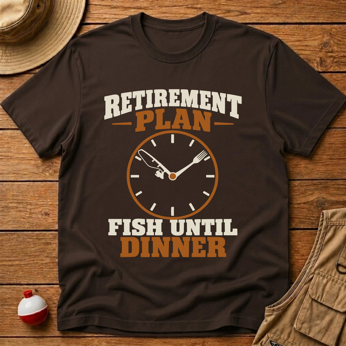 Retirement Plan T-Shirt - Floating Bobber