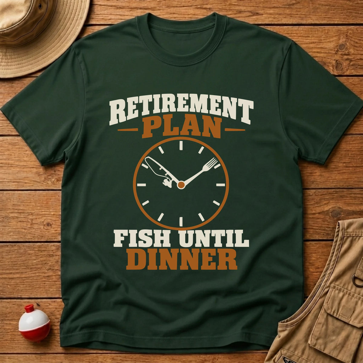 Retirement Plan T-Shirt - Floating Bobber