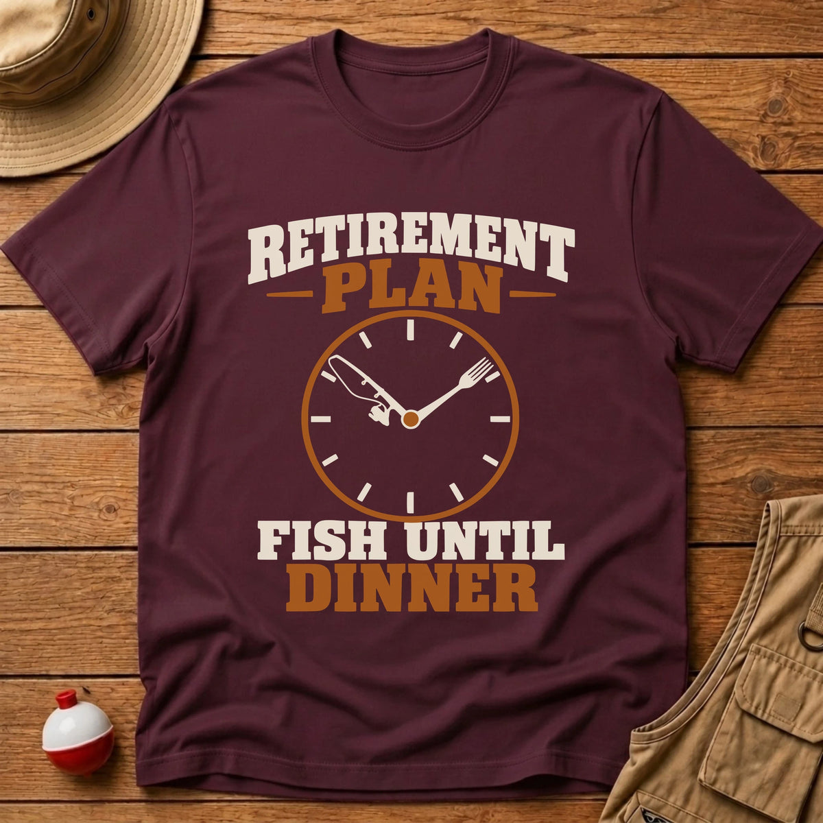 Retirement Plan T-Shirt - Floating Bobber