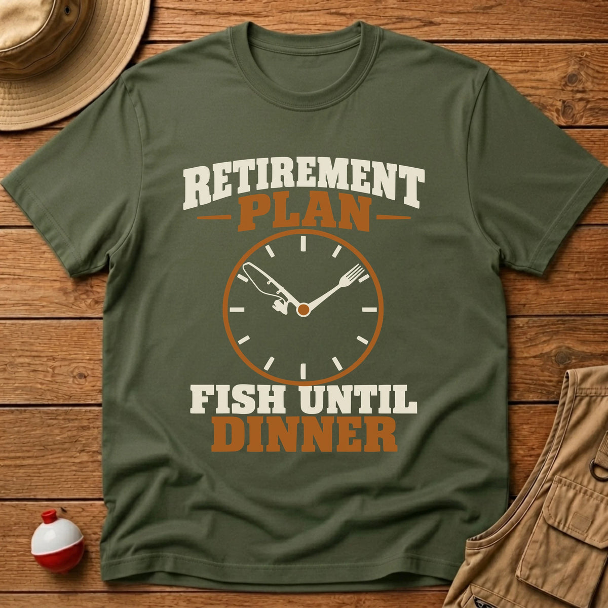 Retirement Plan T-Shirt - Floating Bobber