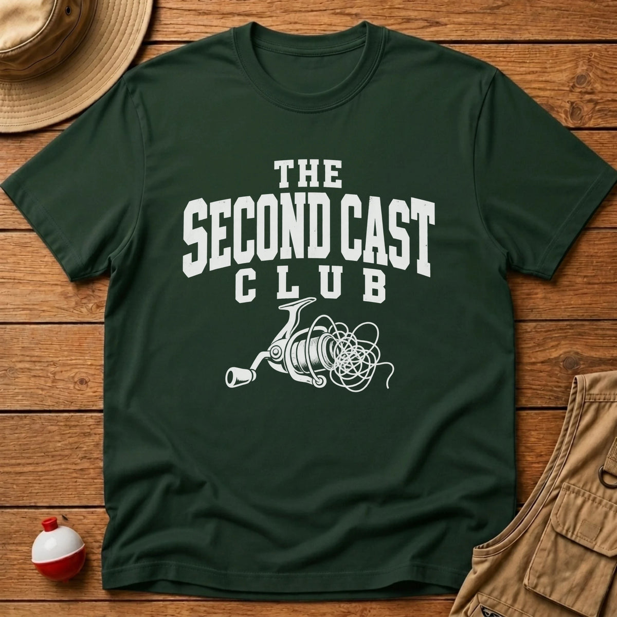 Second Cast Club T-Shirt - Floating Bobber