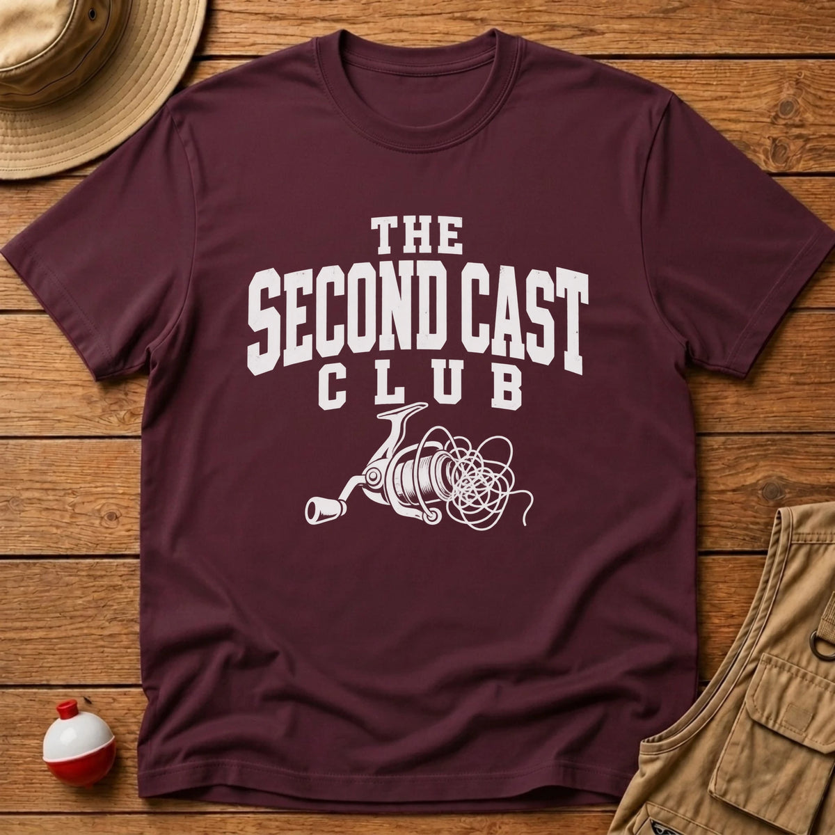 Second Cast Club T-Shirt - Floating Bobber