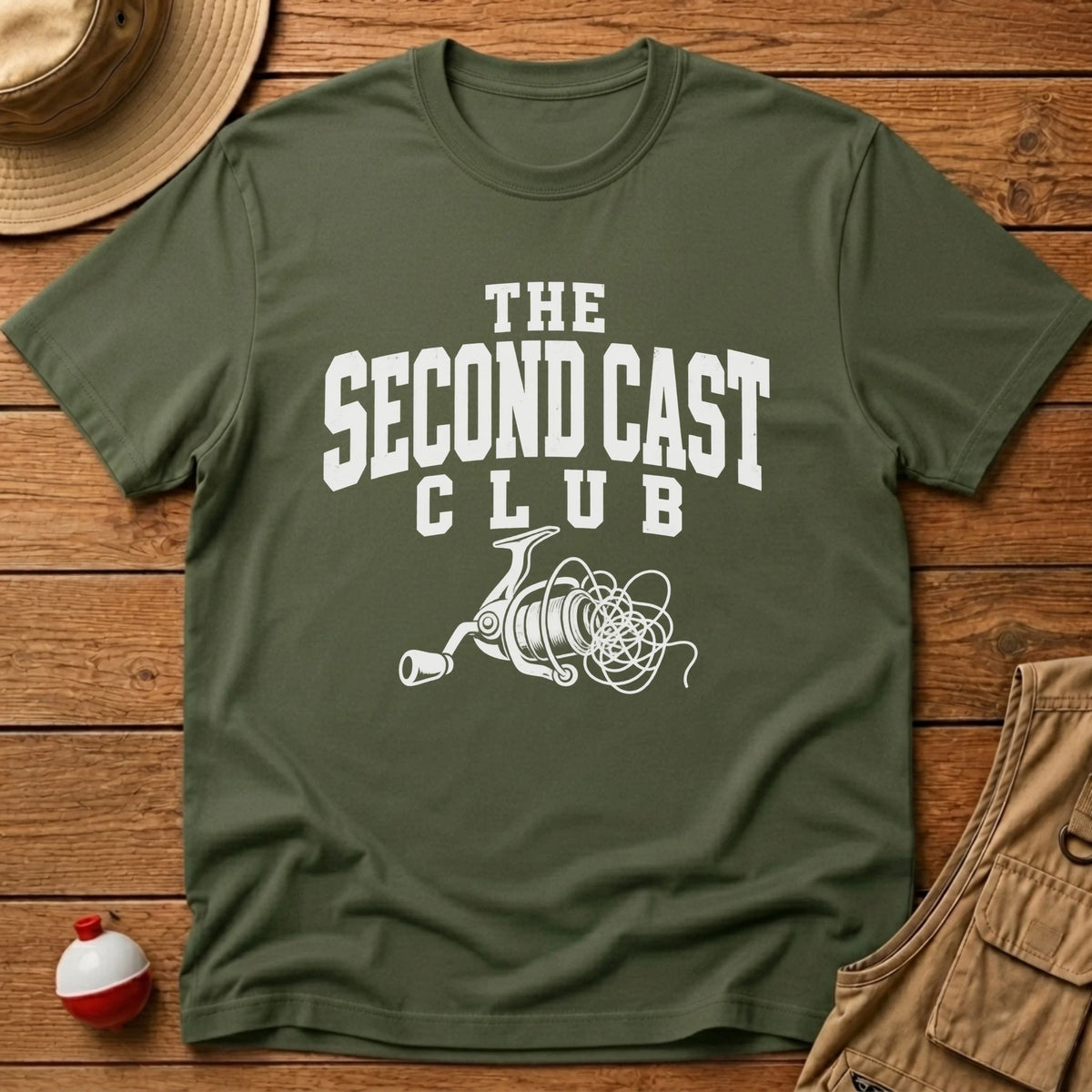 Second Cast Club T-Shirt - Floating Bobber