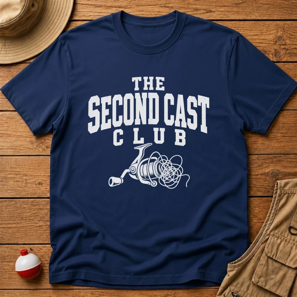 Second Cast Club T-Shirt - Floating Bobber