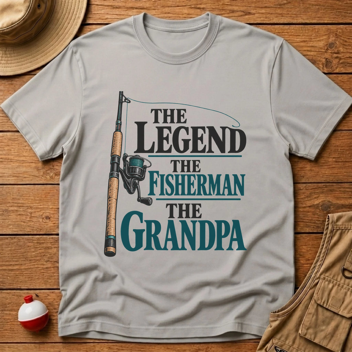 Legend Grandpa T-Shirt - Floating Bobber
