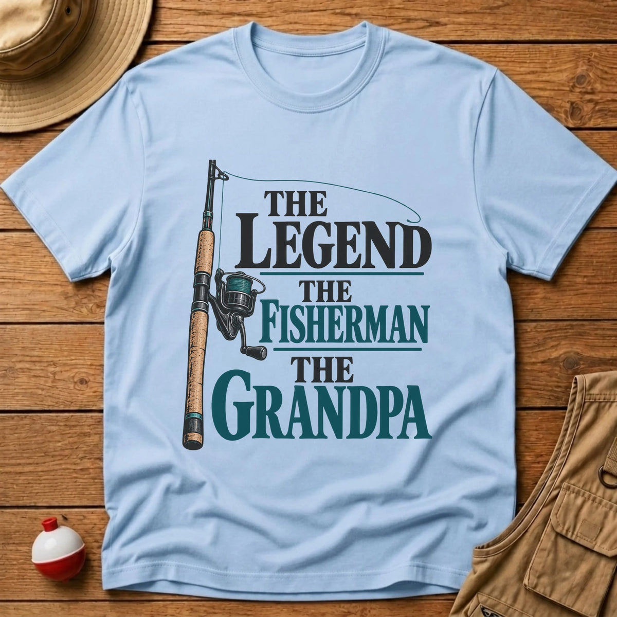 Legend Grandpa T-Shirt - Floating Bobber