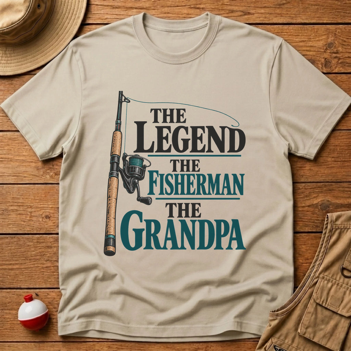 Legend Grandpa T-Shirt - Floating Bobber
