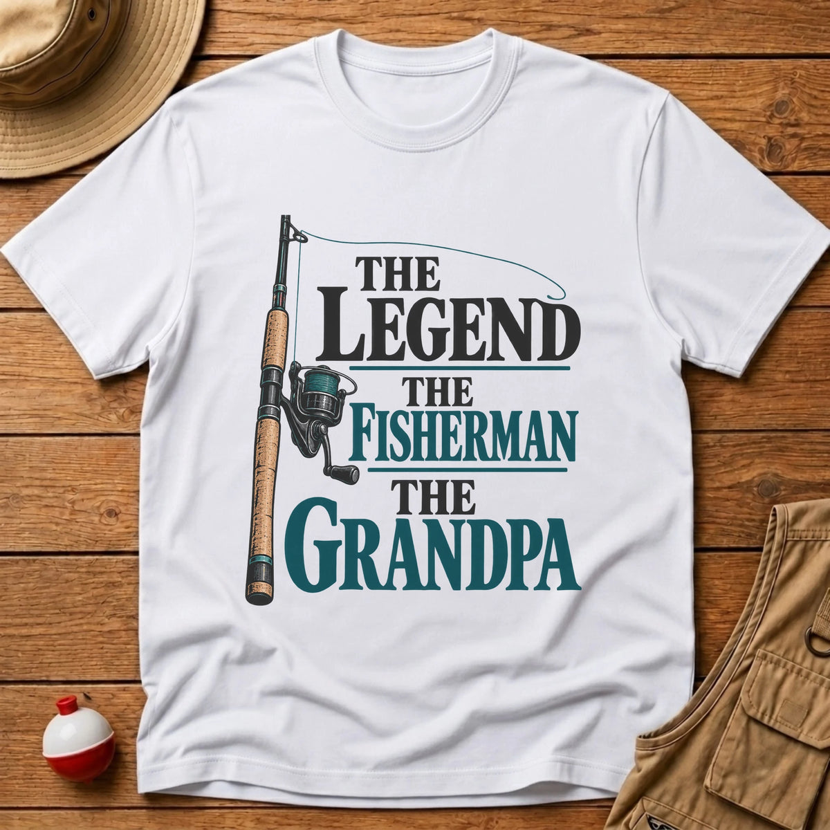 Legend Grandpa T-Shirt - Floating Bobber
