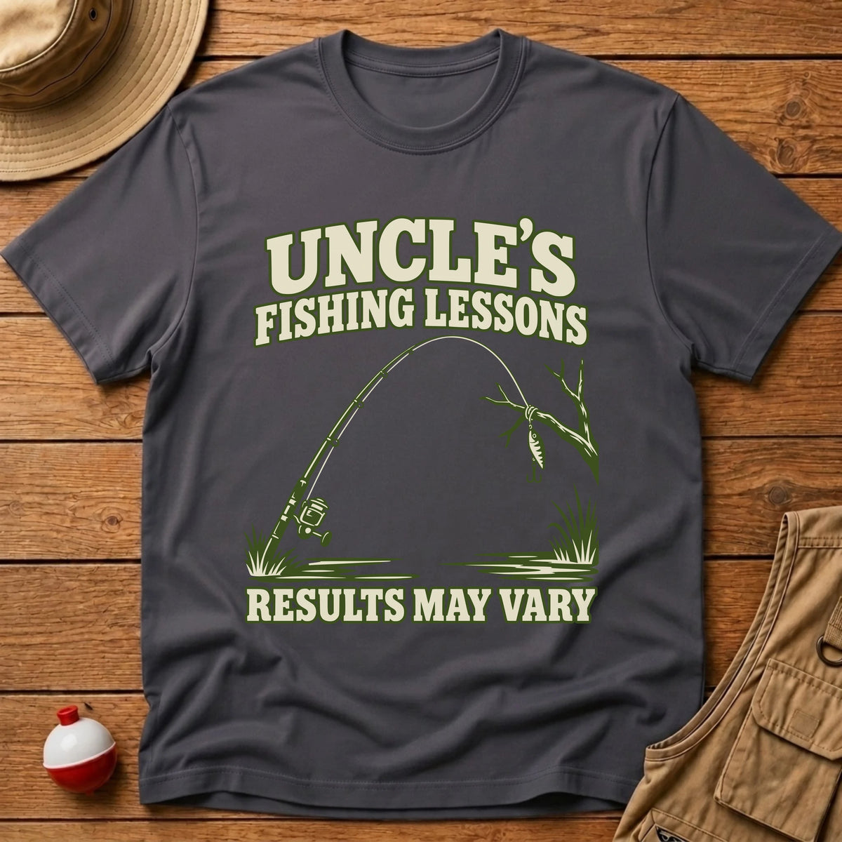 Uncle's Lessons T-Shirt - Floating Bobber
