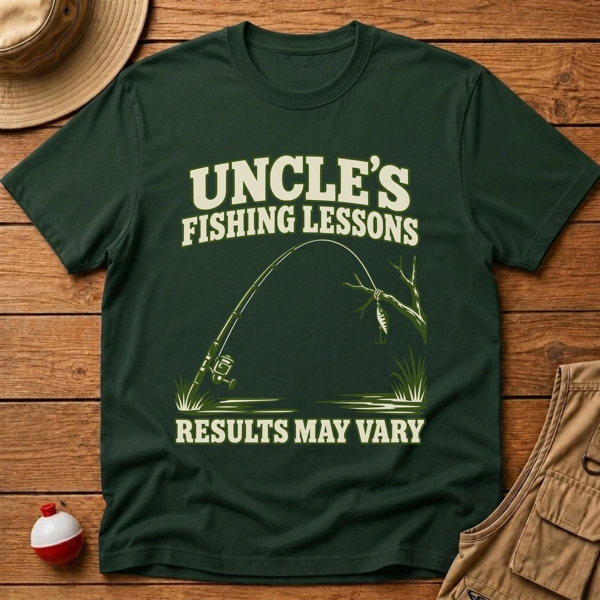 Uncle's Lessons T-Shirt - Floating Bobber