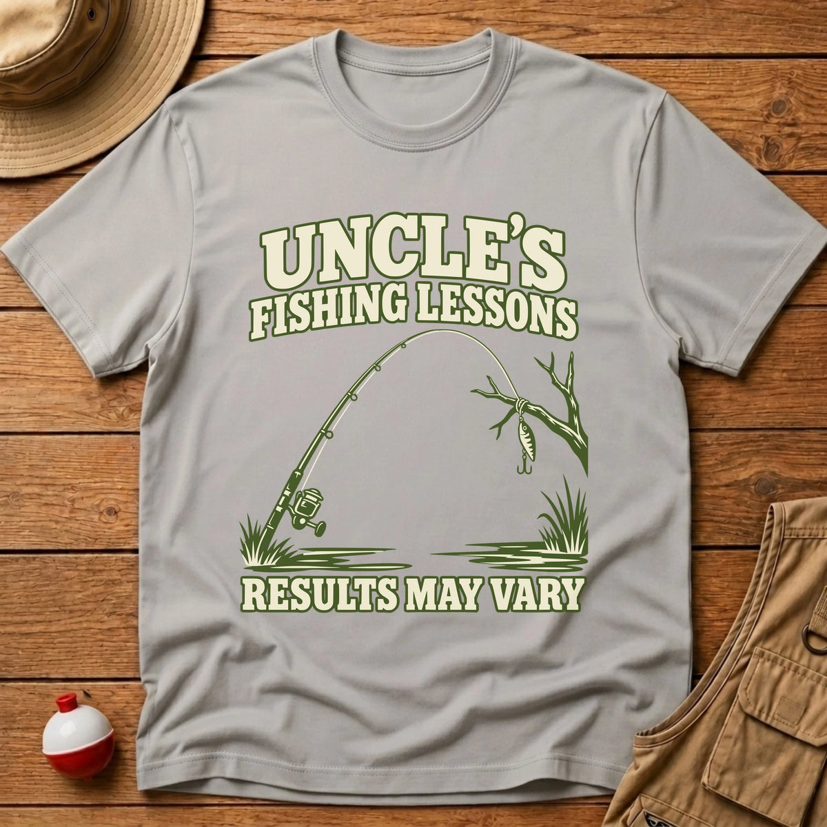 Uncle's Lessons T-Shirt - Floating Bobber