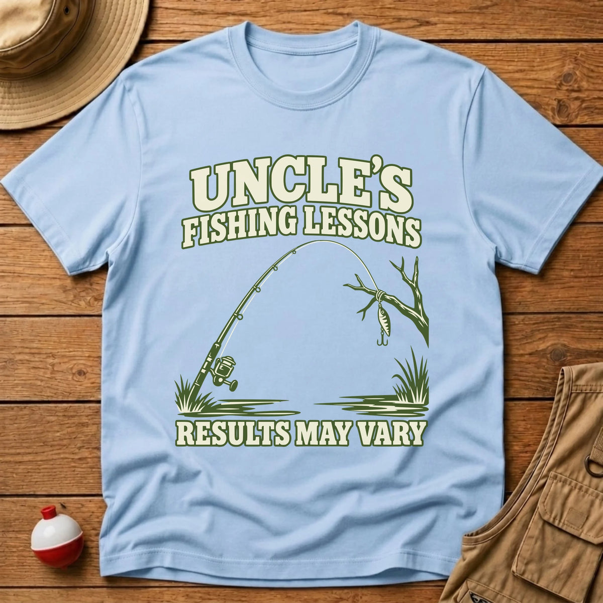 Uncle's Lessons T-Shirt - Floating Bobber