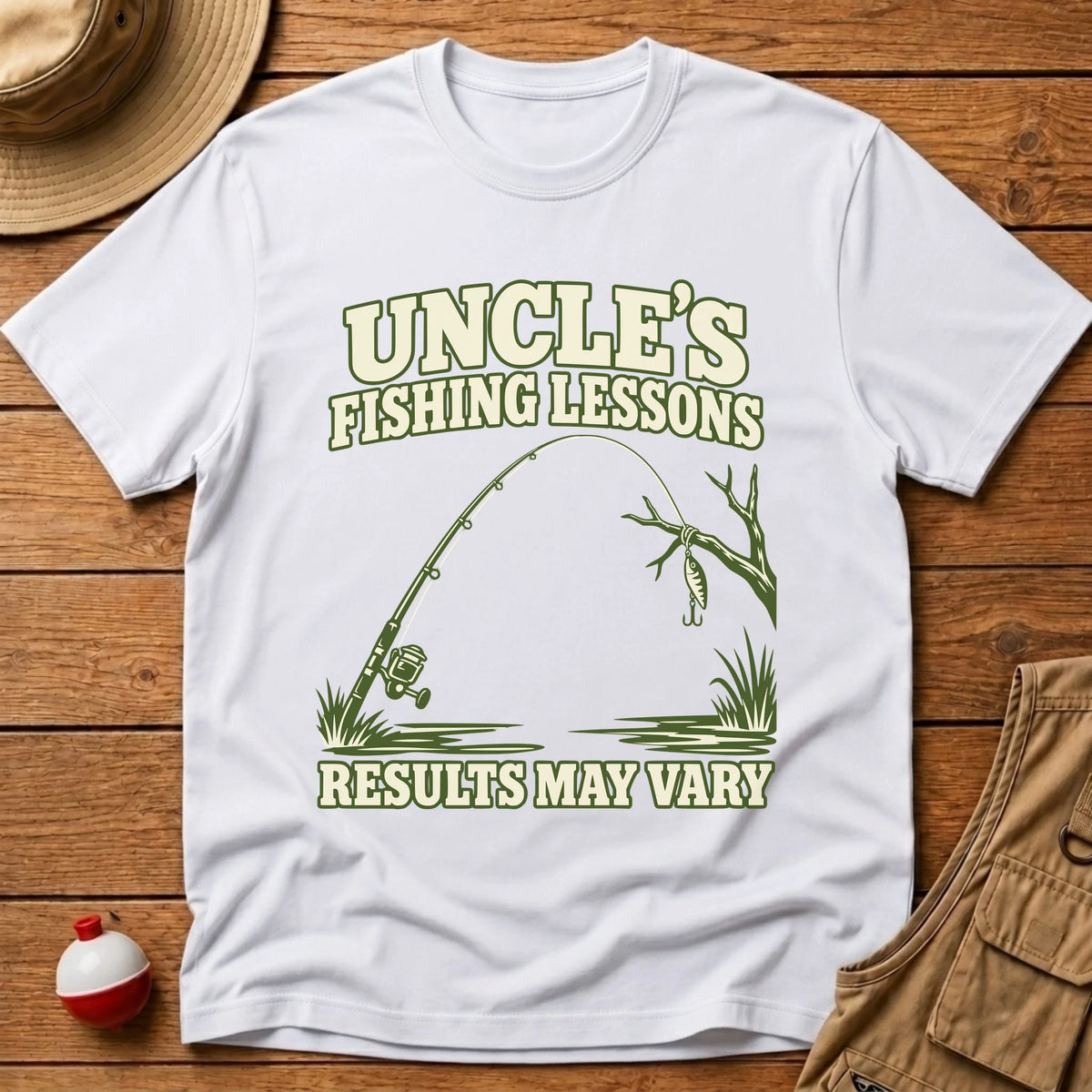 Uncle's Lessons T-Shirt - Floating Bobber