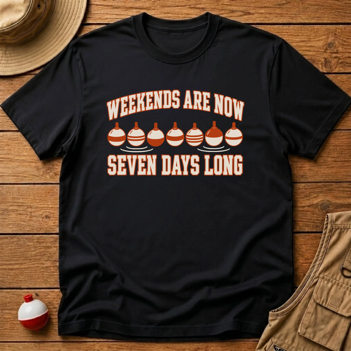 Weekends T-Shirt - Floating Bobber
