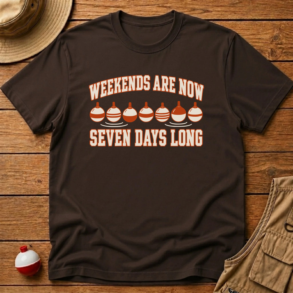 Weekends T-Shirt - Floating Bobber