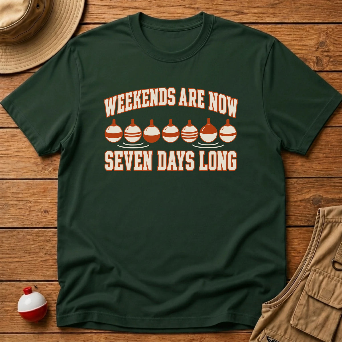 Weekends T-Shirt - Floating Bobber