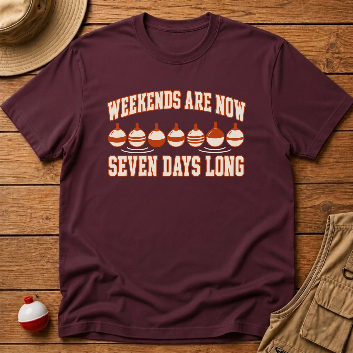 Weekends T-Shirt - Floating Bobber