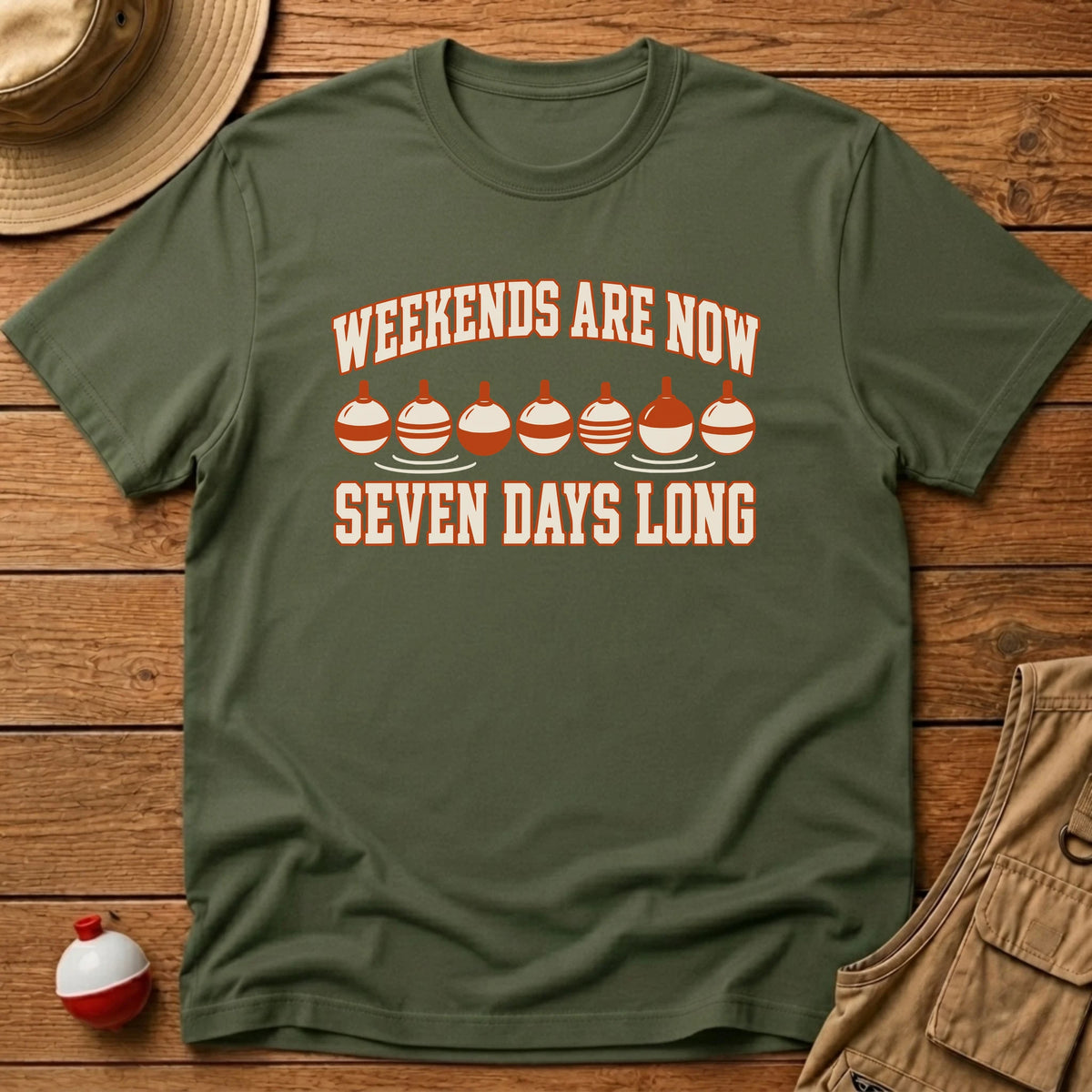 Weekends T-Shirt - Floating Bobber