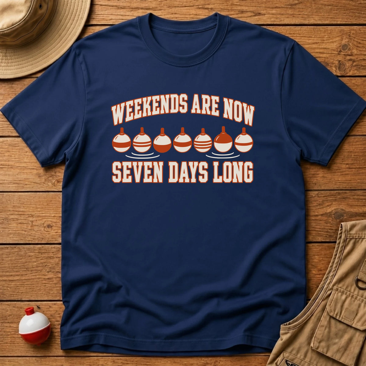 Weekends T-Shirt - Floating Bobber