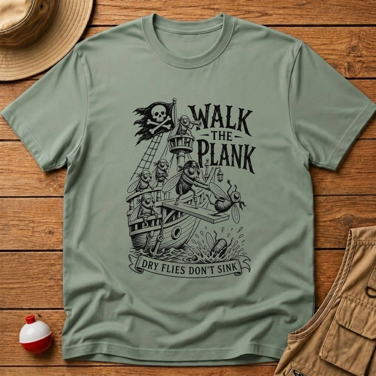 Walk The Plank T-Shirt - Floating Bobber