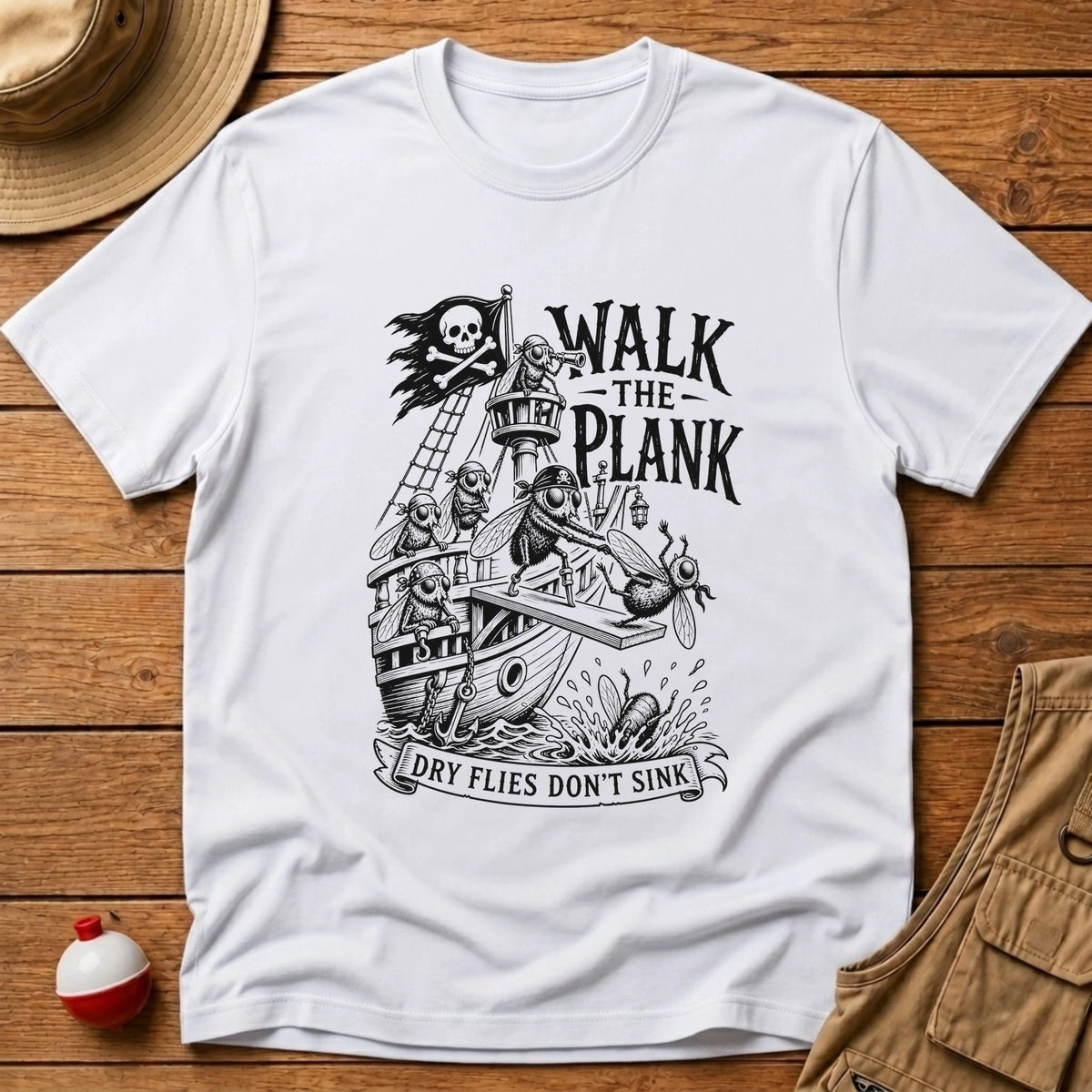 Walk The Plank T-Shirt - Floating Bobber